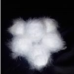 Fehér, tollas karácsonyfadísz, gömb és angyalszárny 6db-os szett