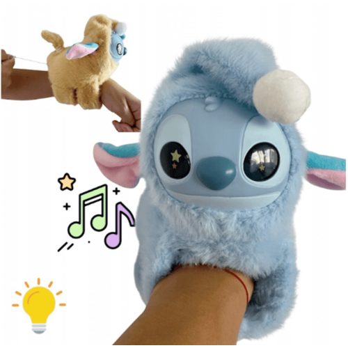 Stitch plüss, csuklóra tehető világít énekel