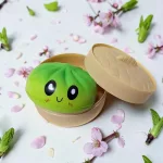 Squishy Dumpling stresszoldó játék egyszínű nagy szivárványos
