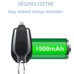 Mini PowerBank kulcstartó