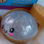 Metálos glitteres Squishy Dumpling 