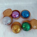 Metálos glitteres Squishy Dumpling 