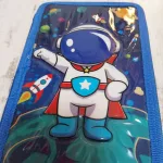 3 részes, töltött tolltartó, 3D mintával, többféle 