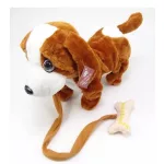 Sétáló éneklő plüss kutya Basset Hound interaktív