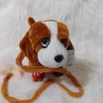 Sétáló éneklő plüss kutya Basset Hound interaktív