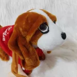 Sétáló éneklő plüss kutya Basset Hound interaktív