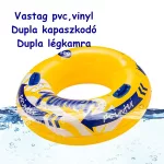 Dupla kamrás, kapaszkodós, háttámlás, óriás úszógumi, csúszógumi , 90-100-120cm 