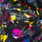 Boszorkány mintás köpeny Halloween , boszorkány, varázsló palást színes 