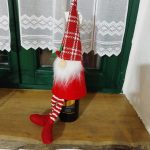 Mikulás Manó csúcsdísz vagy üveg ruha 