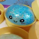 Glitteres nagy Squishy Dumpling stresszoldó játék