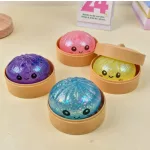 Glitteres nagy Squishy Dumpling stresszoldó játék