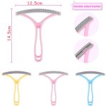 2in1 Haj, szösz, szőr eltávolító textilborotva + kisállat szőrkefe 