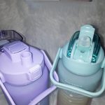 Színátmenetes motivációs kulacs, ivó palack 2 literes 