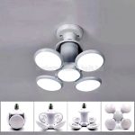 Összecsukható, labda formájú E27 UFO LED izzó - 60W