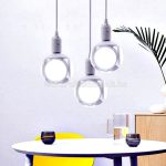 Összecsukható, labda formájú E27 UFO LED izzó - 60W