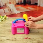 Elektromos, hordozható lufi fújó pumpa 