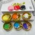 Dumpling gőzgombóc squishy glitteres kulcstartó táskadísz 