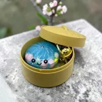 Dumpling gőzgombóc squishy glitteres kulcstartó táskadísz 