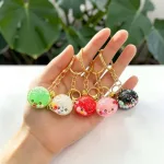 Dumpling gőzgombóc squishy glitteres kulcstartó táskadísz 