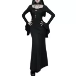Morticia Addams jelmez parókával