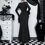 Morticia Addams jelmez parókával