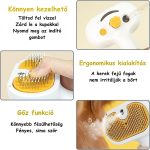 3 az 1 -ben gőzkefe, kisállat ápoló gőzölős , hosszú szőrre