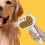 3 az 1 -ben gőzkefe, kisállat ápoló gőzölős , hosszú szőrre