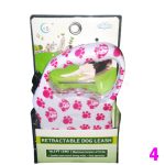 Mintás automata flexi póráz 3m-es