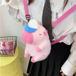 Capybara plüss hátizsák , válltáska , crossbody 