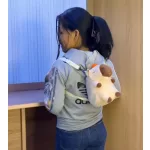 Capybara plüss hátizsák , válltáska , crossbody 