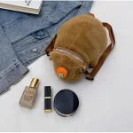 Capybara plüss hátizsák , válltáska , crossbody 