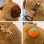 Capybara plüss hátizsák , válltáska , crossbody 