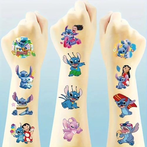 20 db-os Stitch tetoválás, ideiglenes tetoválás, matrica gyerekeknek