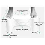 Lábtartó , fellépő wc-hez, az ideális testtartáshoz 