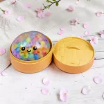 Csillámos, golyókkal töltött Dumpling Squishy nagy