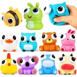 Animal Squeeze Toys – Kiugró szemű squishy állatfigura