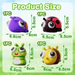 Animal Squeeze Toys – Kiugró szemű squishy állatfigura