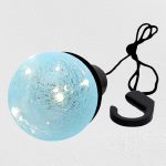 Felakasztható gömb dekorlámpa, elemes