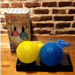 Felakasztható gömb dekorlámpa, elemes