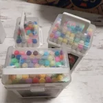 24db-os vékony Akril filc készlet, kőre, textilre, fára, üvegre