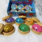 Glitteres világító, illatos Squishy Dumpling stresszoldó játék nagy