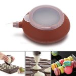 Macaron készítő szett, szilikon forma adagolóval 