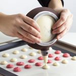 Macaron készítő szett, szilikon forma adagolóval 