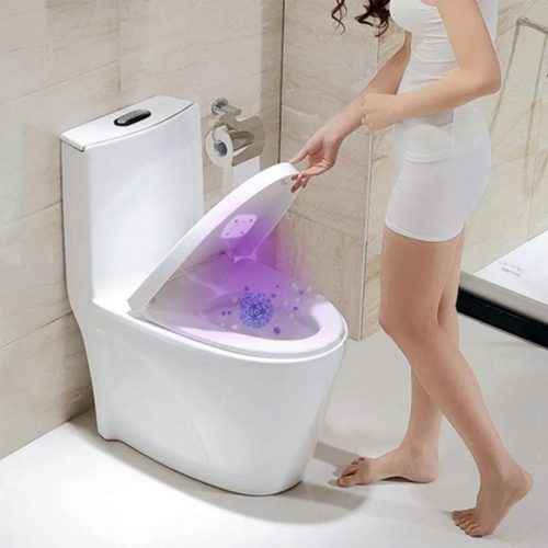 WC sterilizáló UVC világítás, mozgásérzékelős UV fényű toalett fertőtlenítő