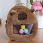 Capybara plüss pénztárca kulcstartó