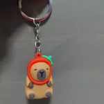 Capybara kulcstartó, táskadísz