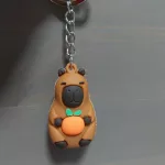 Capybara kulcstartó, táskadísz