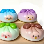 Squishy Dumpling stresszoldó illatos, masnis 