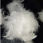 Tollas, pihés karácsonyfadísz, piros és fehér gömb 3db