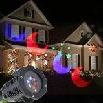 Projektor, kültéri kivetítő, 12 ünnepi mintával